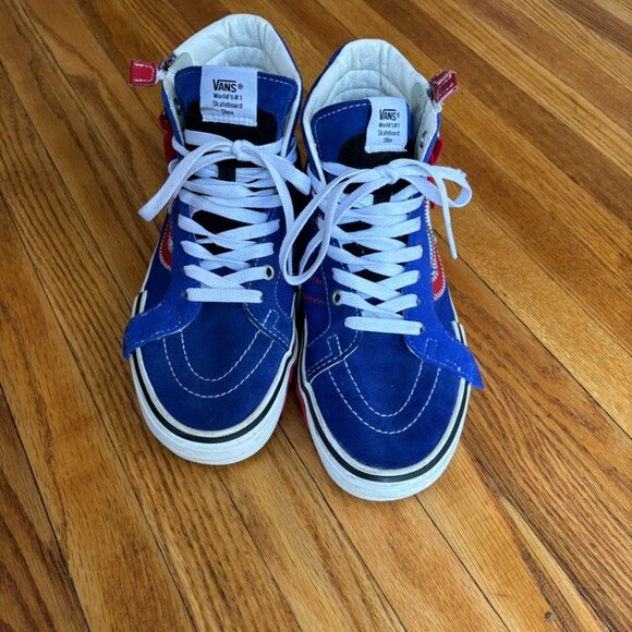 Vans Sk8-Hi Reissue Cap Skateboard Surf the Web Racing - Picture 2 of 10